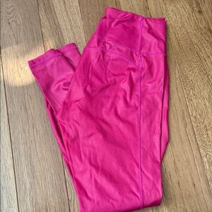 Vibrant shimmery Pink Leggings